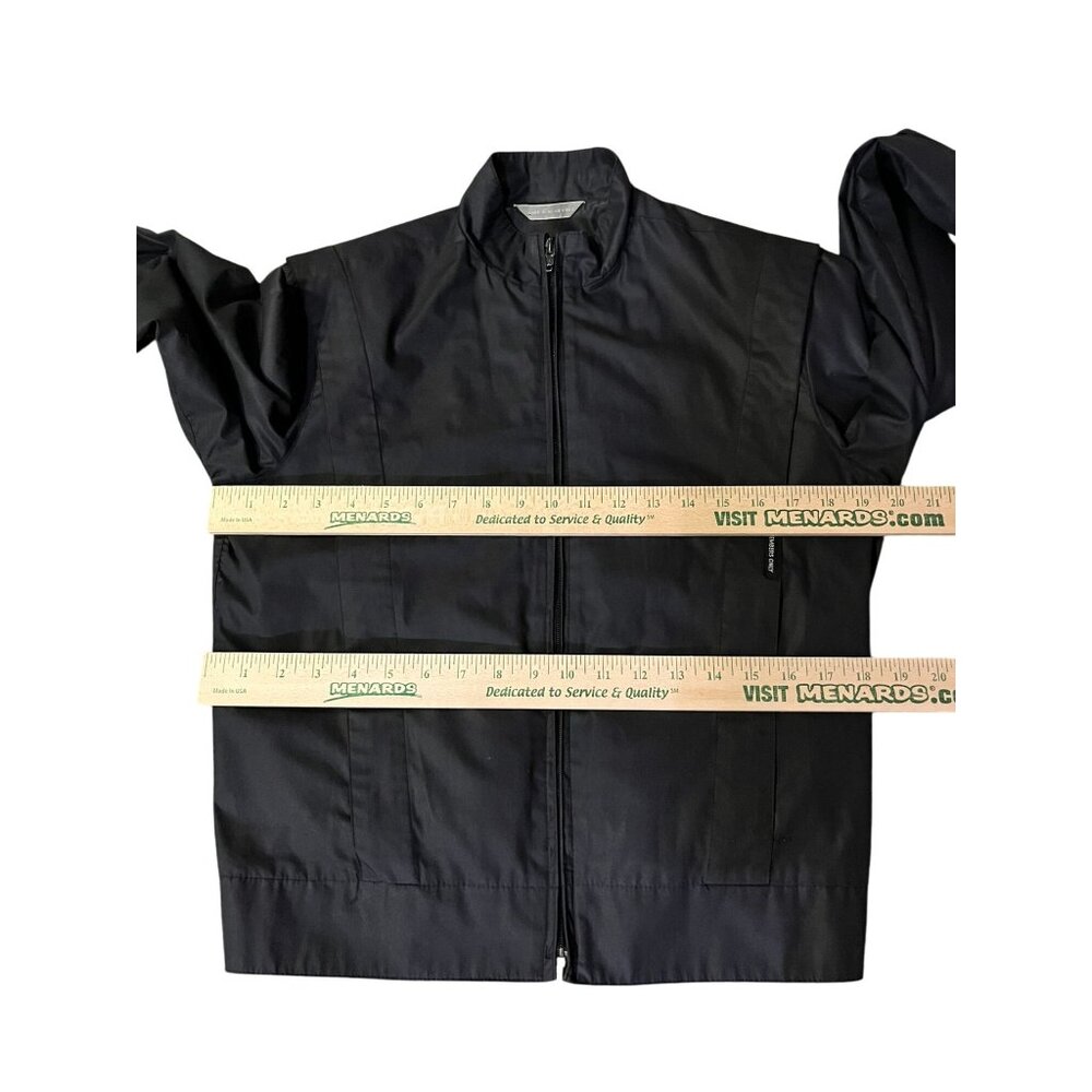 Vintage Member’s Only Jacket Juniors 7/8 Black Zip Padded Hong Kong 80s Used - Picture 10 of 16